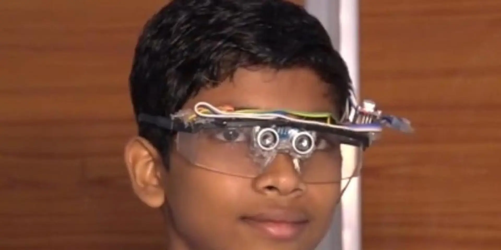 This 13-year-old has developed guiding spectacles that can help visually and hearing-impaired people