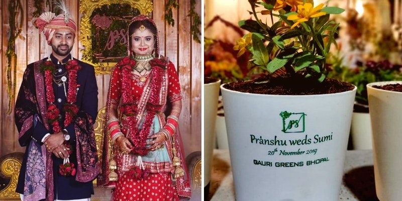 How this wedding became a ‘green one’ thanks to the efforts of the groom’s brother