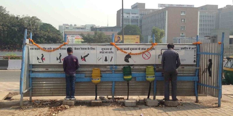 Meet Ashwani Aggarwal who is building eco-friendly low-cost urinals in Delhi made from single-use plastic waste