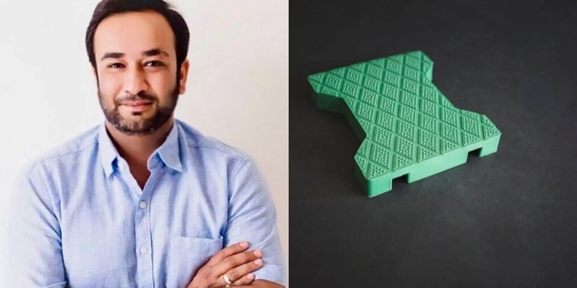 These two friends have produced 11 lakh tiles from 340 tonnes of plastic waste