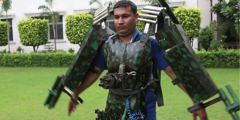 How a part-time designer’s Iron Man suit prototype can protect Indian soldiers