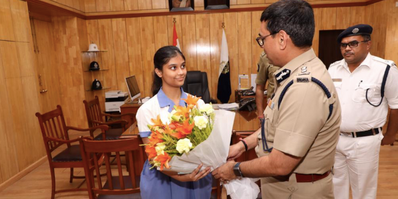Kolkata girl made DCP for six hours after securing 4th rank in ISC exam