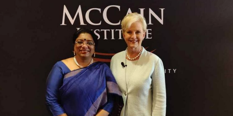 Chhaya Sharma awarded by McCain Institute, US, for bravery and courage while solving Nirbhaya Case