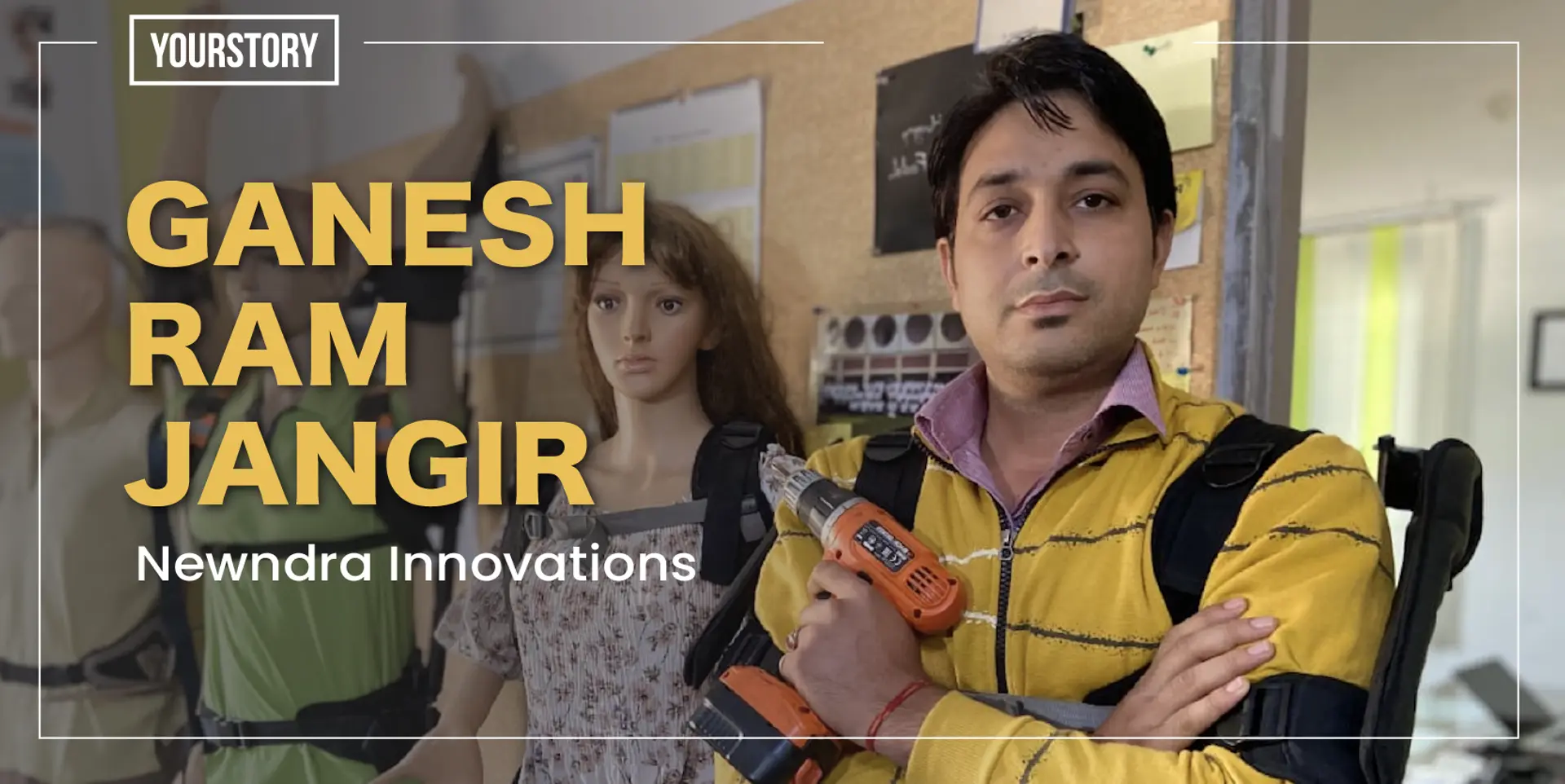 Meet Ganesh Ram Jangir, the man behind the famous ‘Jaipur belt’ that cuts load on worker’s spine