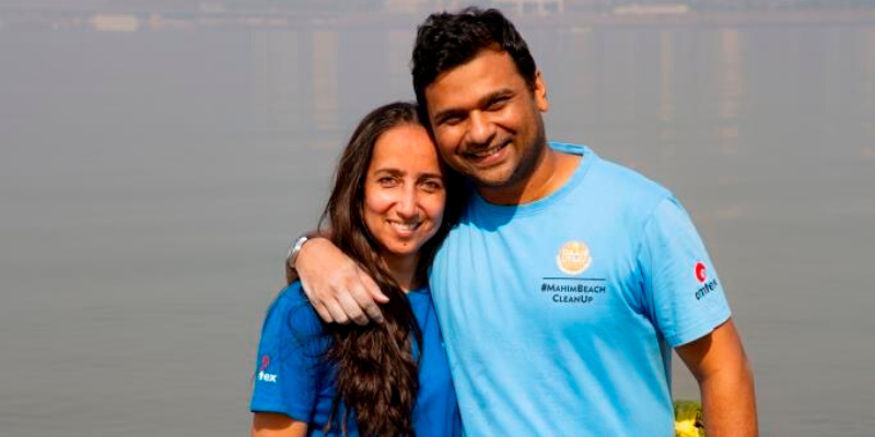 Meet the husband-wife duo who cleared over 10,00,000 kg of marine litter from Mahim Beach