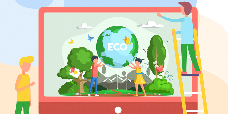Environmental education in an outdoor classroom