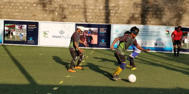 blind football, visually impaired, National Blind Football Tournament