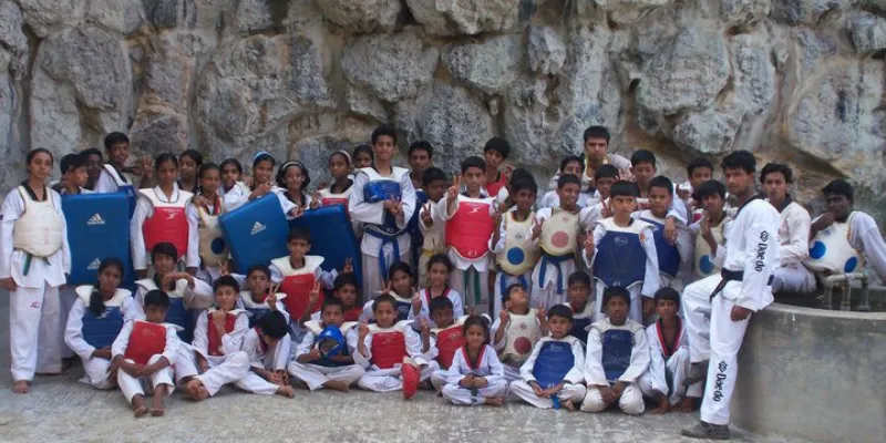 jaydeep kadam, taekwondo, underprivileged children