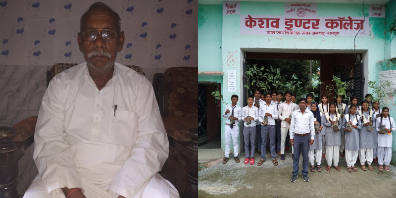 Meet 70-year-old Keshav Saran who singlehandedly built a school in Rampur, teaching 1,200 students