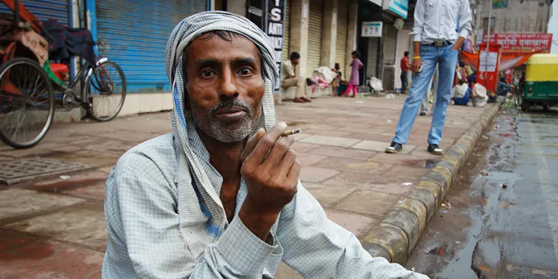 Smoking of bidi