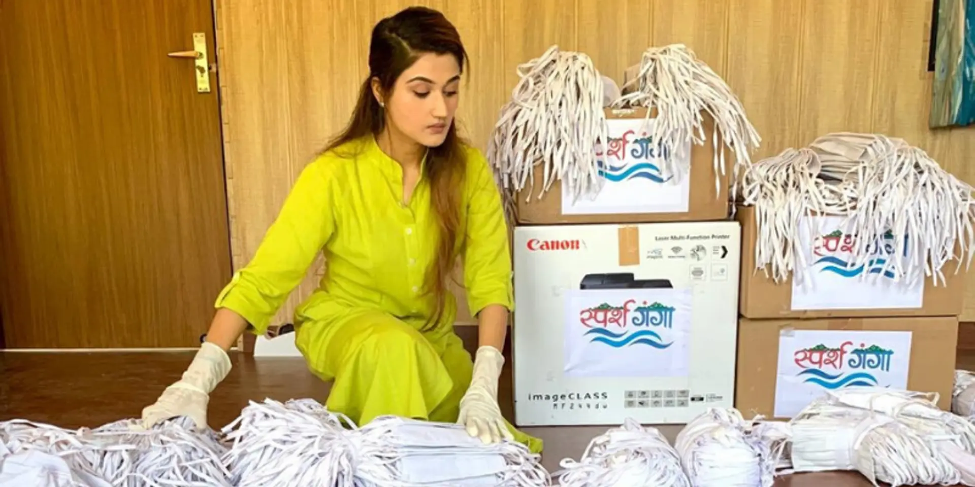 Meet the environmentalist and dancer who is providing khadi masks to armed personnel