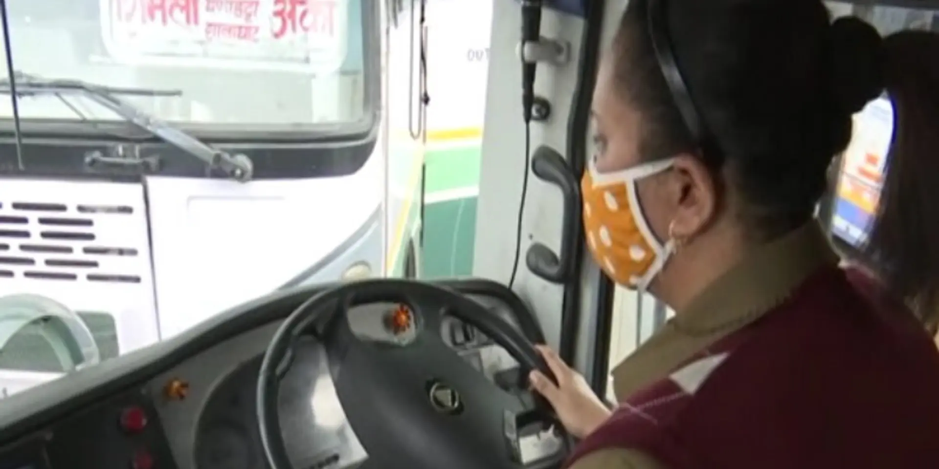 This woman bus driver from Himachal Pradesh helps transport people amidst the pandemic