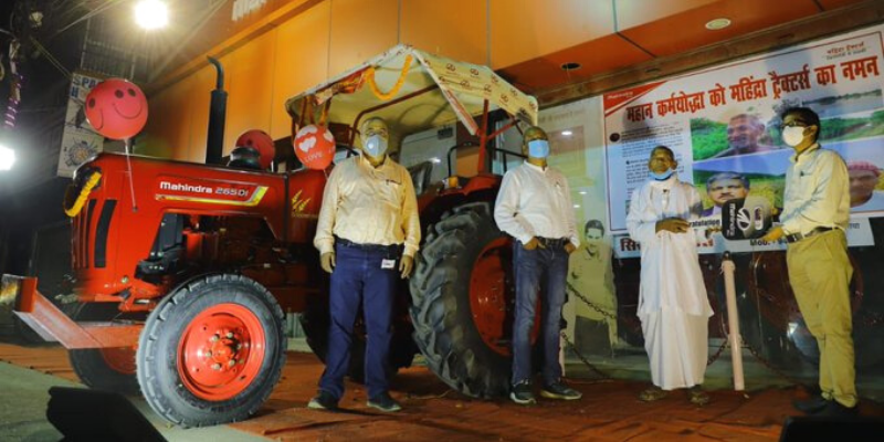 Anand Mahindra gifts a tractor to a man who dug 3 km-long canal in Bihar
