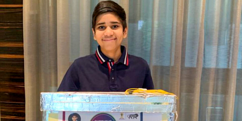 Meet the 14-year-old teen who has designed a sanitiser kit for sterilising vegetables