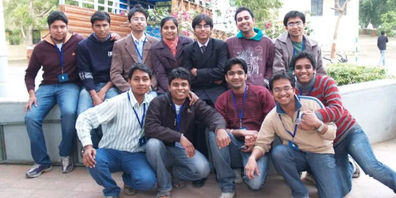 Manish Gurwani and his friends