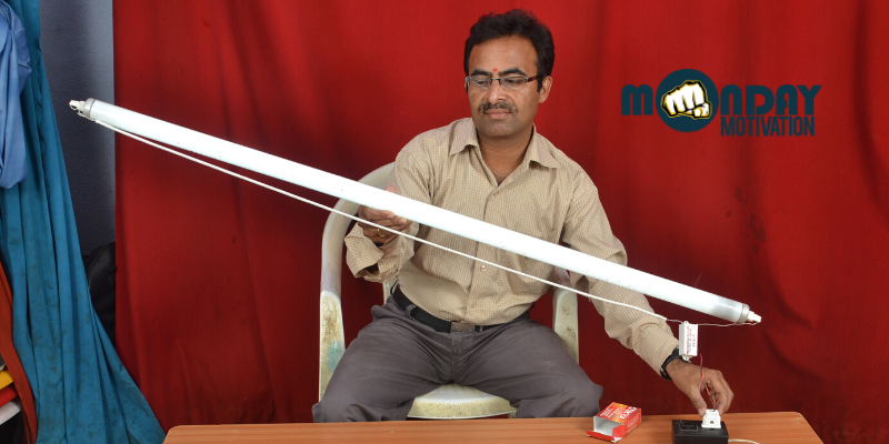 This Telangana-based engineer is helping dead tube lights re-glow with his patented innovation