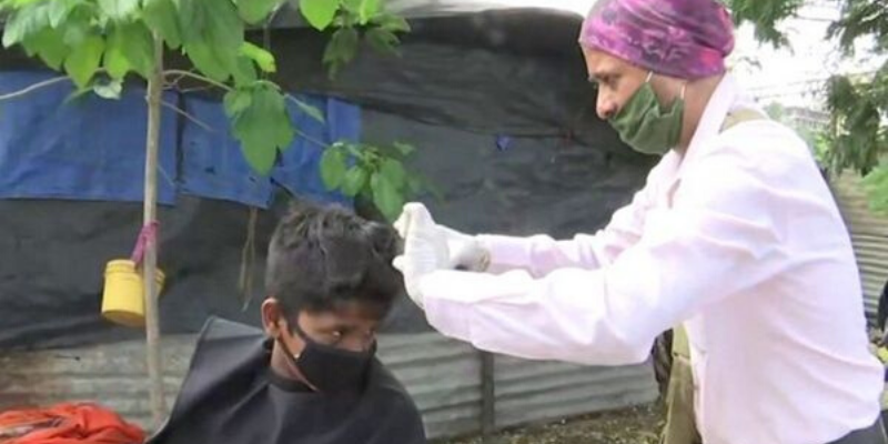 Meet the man who is giving free haircuts to underprivileged children in Mumbai amid COVID-19