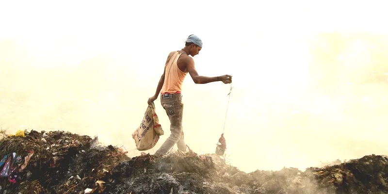 A landfill in India