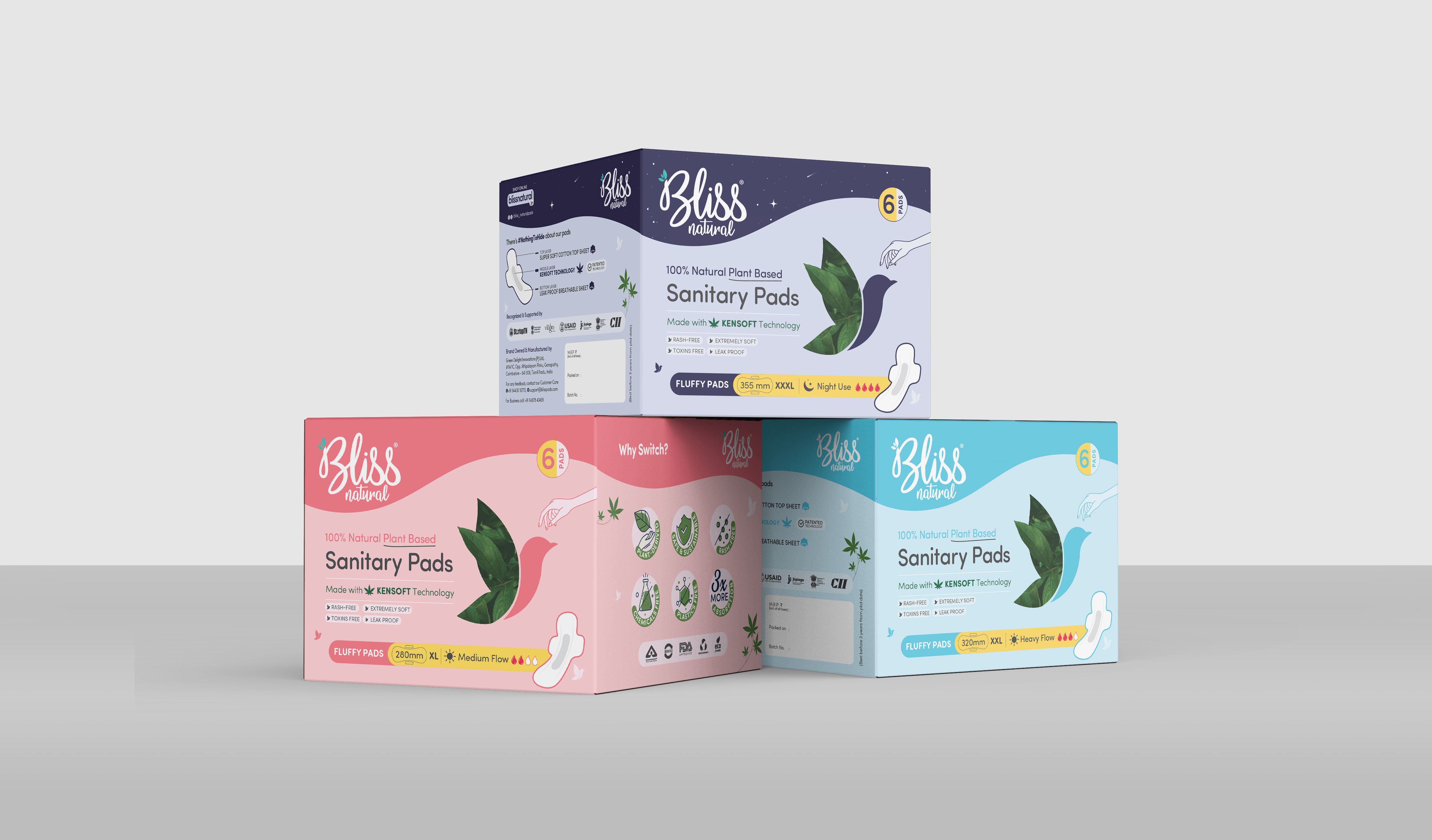 Plant-based Maternity Pads