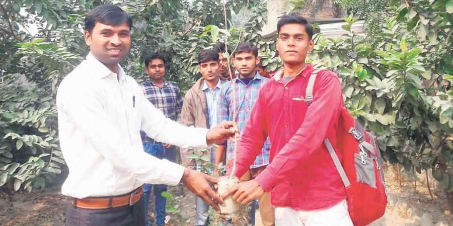 This coaching centre in Bihar charges 18 saplings as fee from students