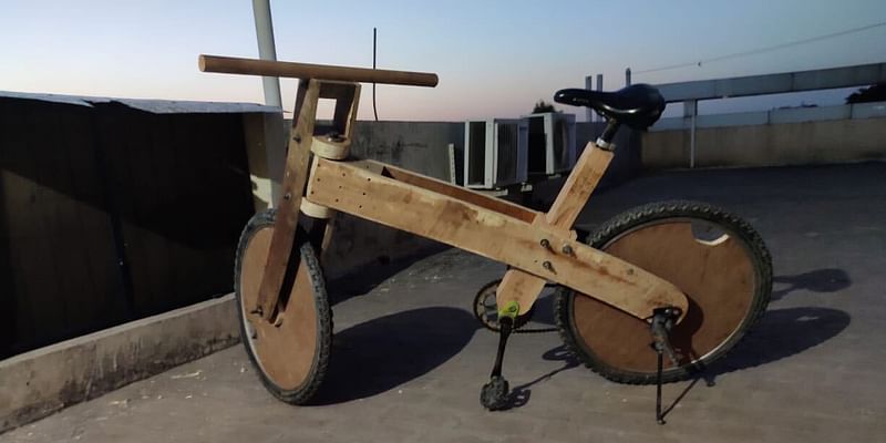 Wooden cycles made by Punjab man sees international demand
