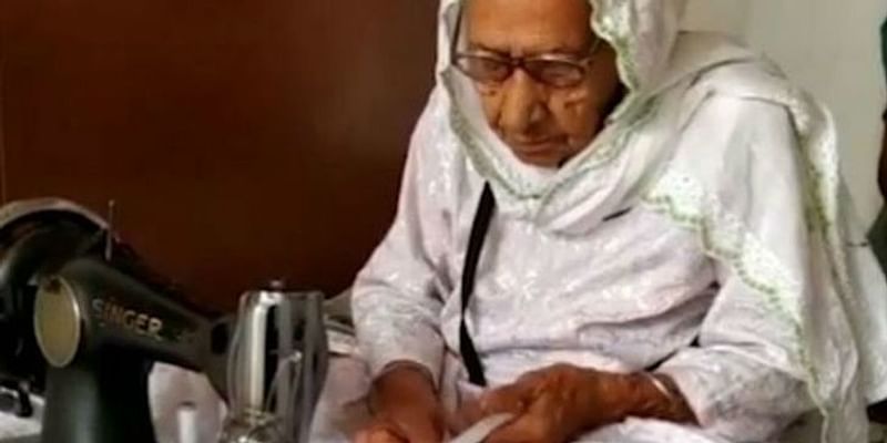 Coronavirus: This 98-year-old woman from Punjab stitches free masks for the poor
