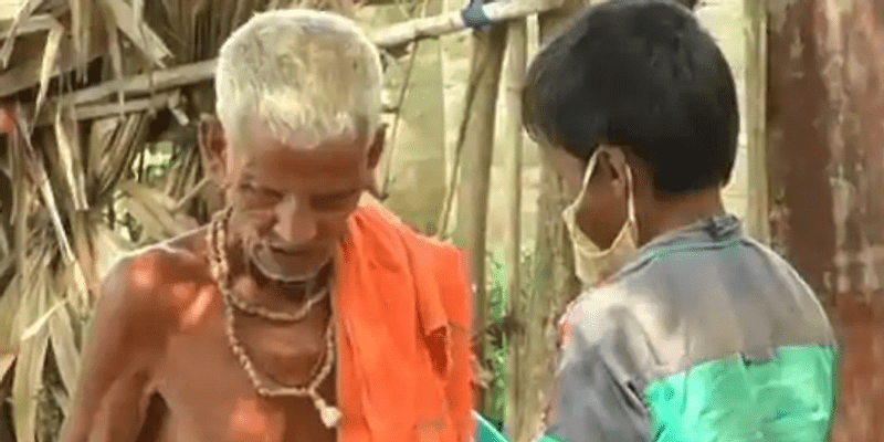For the past 75 years, this old man has been teaching children under a tree free of cost