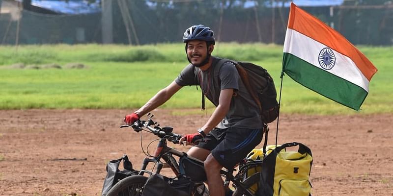 Humanity First: This 24-year-old cycles across India to feed the poor amidst the COVID-19 pandemic