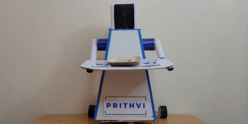 These Delhi teenagers have created a robot to minimise human contact during coronavirus pandemic