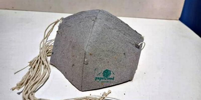 Karnataka man’s eco-friendly masks are also embedded with seeds
