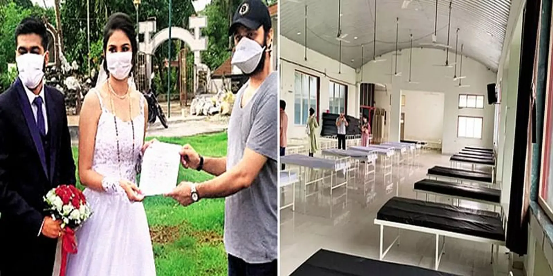This Vasai couple donates 50 beds, oxygen cylinders to a COVID-19 care centre on their wedding day