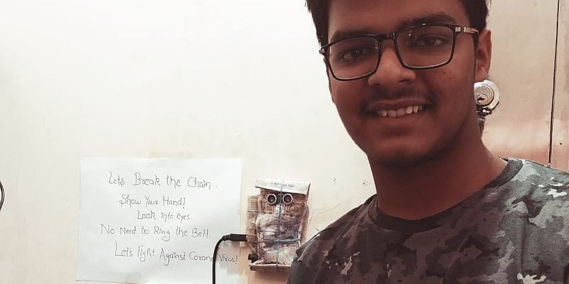 Coronavirus: This Class XI student from Delhi has designed a contactless doorbell