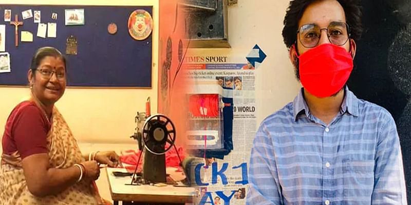 This mother-son duo provides free masks to the underprivileged through their mask vending machine in Delhi