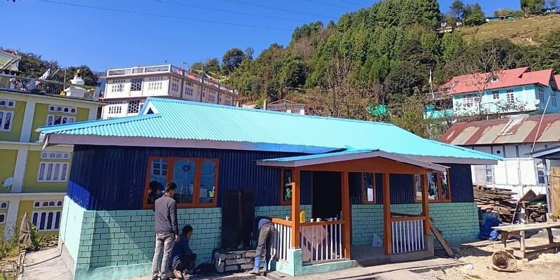 Students in Tawang, Arunachal Pradesh build community library to promote reading