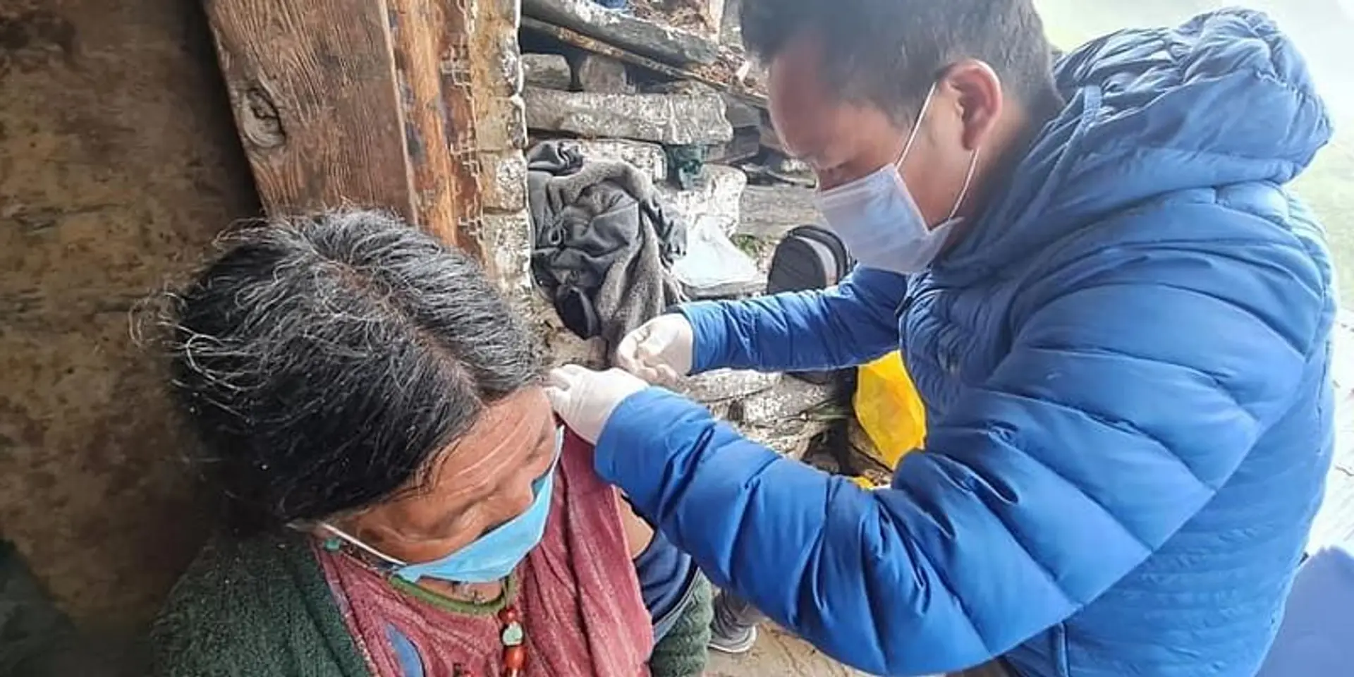 Health officials in Arunachal Pradesh trek for over 9 hours to vaccinate grazers in a remote village