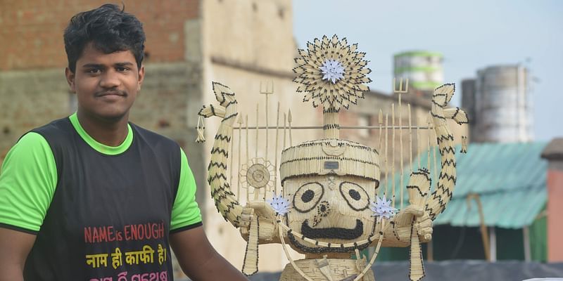 This Odisha teenager turned to art during the lockdown, makes sculptures with matchsticks 