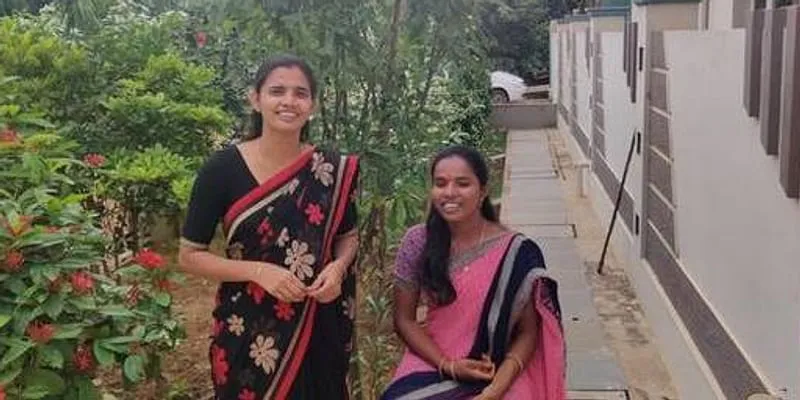 Nagalakshmi and her sister Kavitha