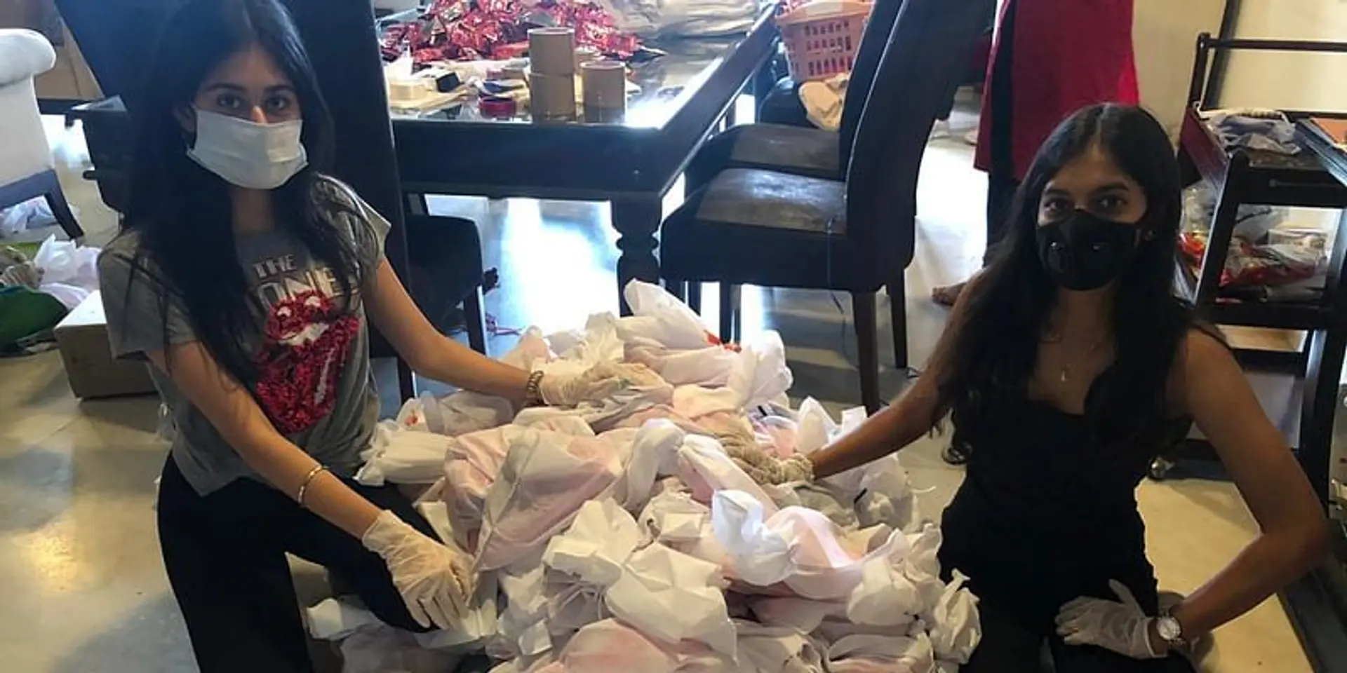 Pandemic Heroes: Bengaluru teenagers distribute sanitary napkins to women in slums