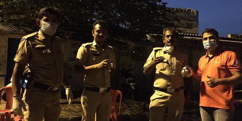 Pandemic Heroes: This Bengaluru couple is distributing herbal tea to policemen for their health