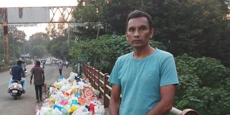 Meet the man who stands by the Godavari to prevent people from polluting the river
