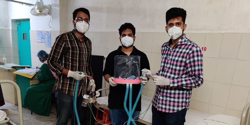 Students of IIIT Bhubaneswar create bubble helmet to help COVID-19 patients, frontline workers 