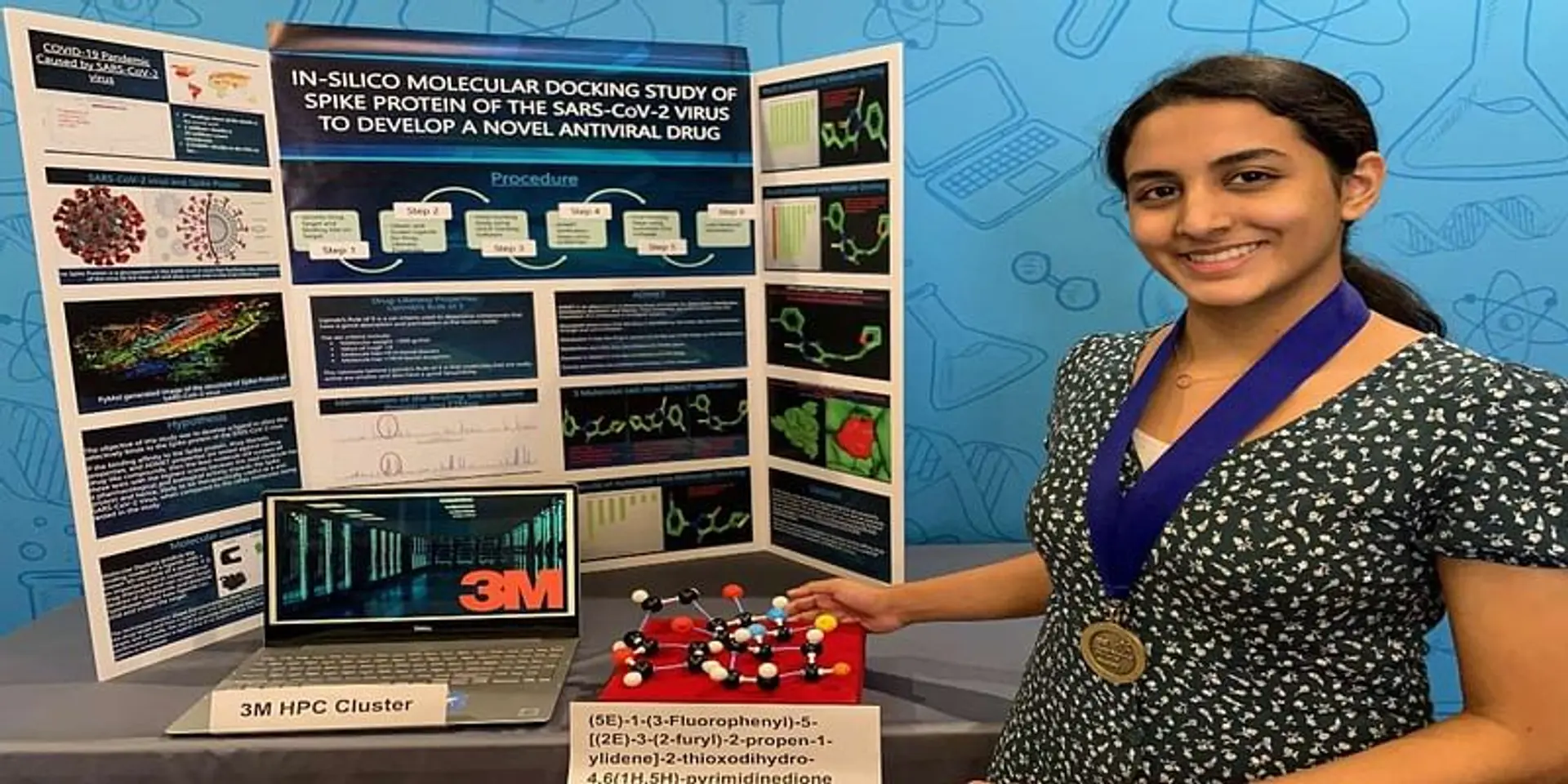 14-year-old Anika Chebrolu wins $25,000 for potential COVID-19 treatment option