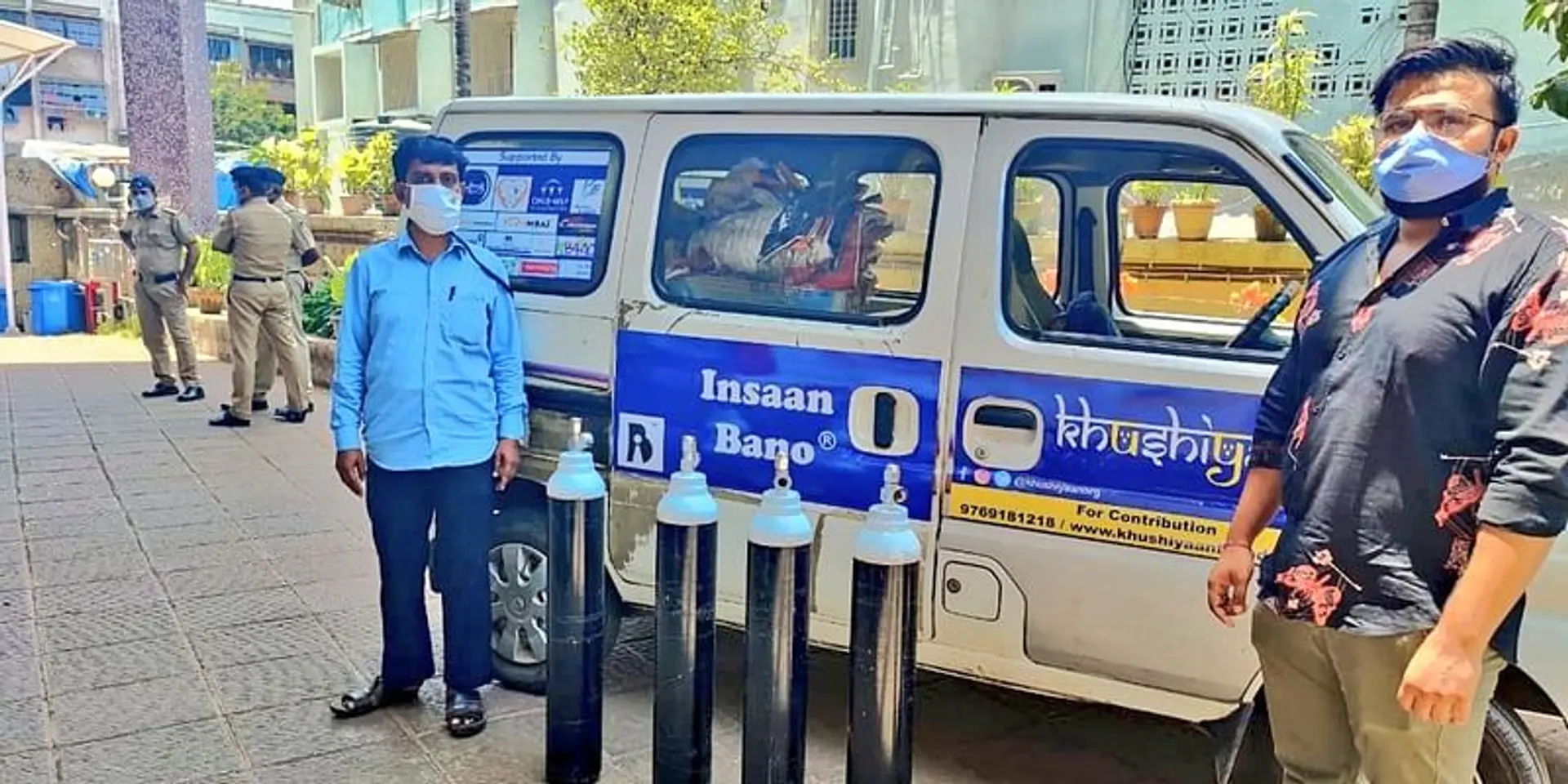 Humanity First: Amid COVID-19, this humanitarian is back on the streets distributing food, oxygen