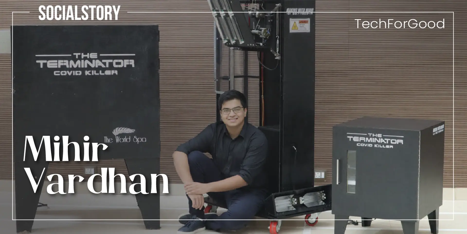 This 18-year-old tinkerer’s innovation can ‘terminate’ coronavirus from surfaces