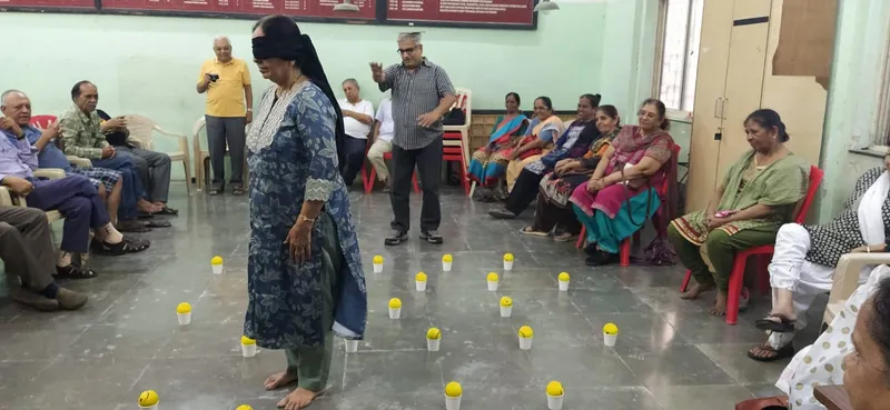 Senior citizens at Adhata
