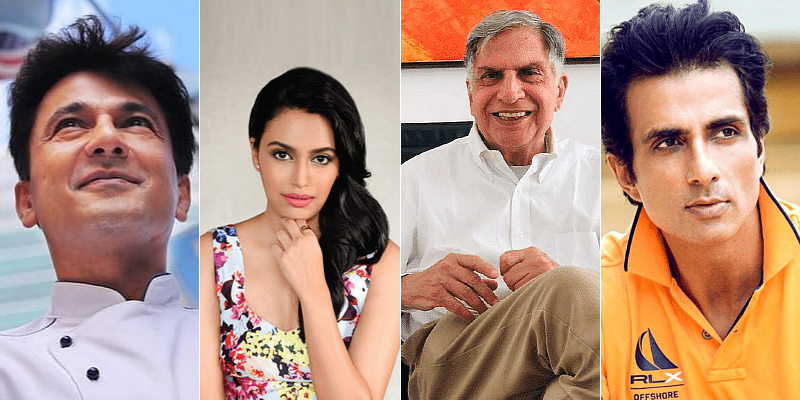 How Sonu Sood, Ratan Tata and other celebrities lead by example in pandemic support 