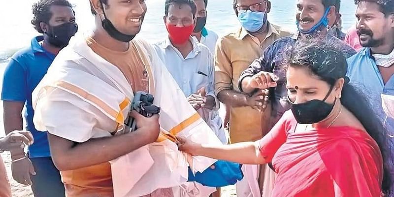 19-year-old BTech student rescues 4 fishermen stuck at sea with his drone