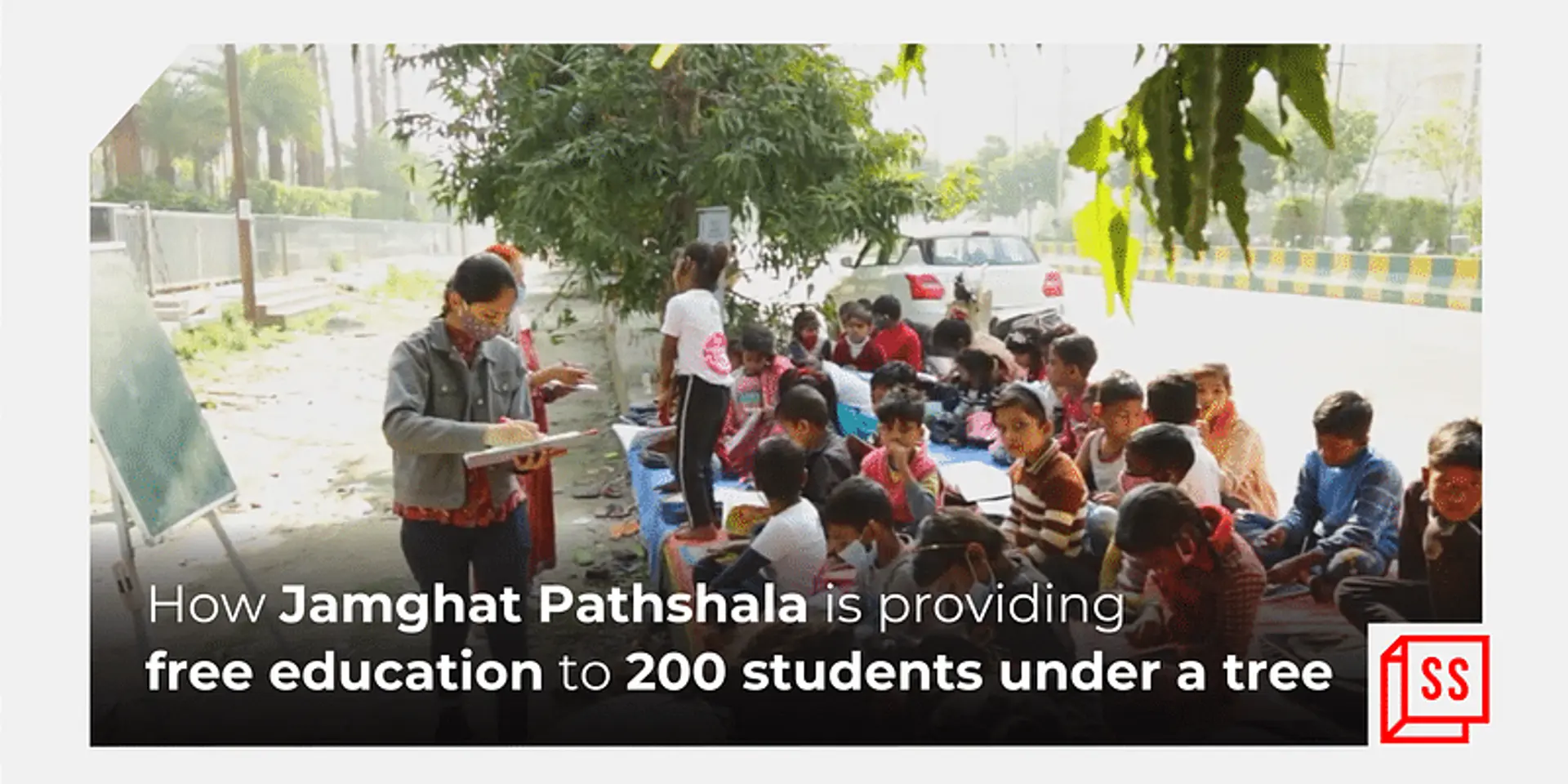 Jamghat Pathshala provides free education to 200 students