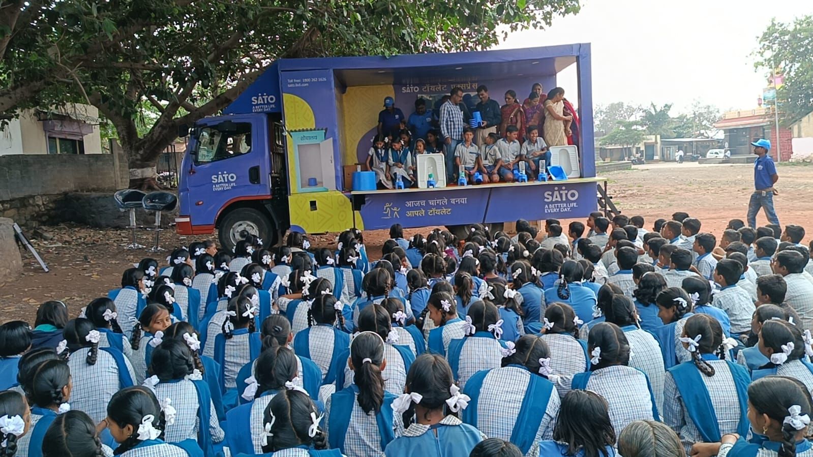 SATO drives sanitation awareness campaign across 95 Bihar and Maharashtra villages