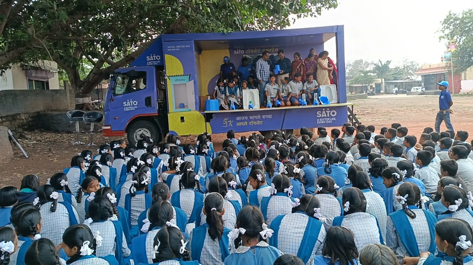 SATO drives sanitation awareness campaign across 95 Bihar and Maharashtra villages